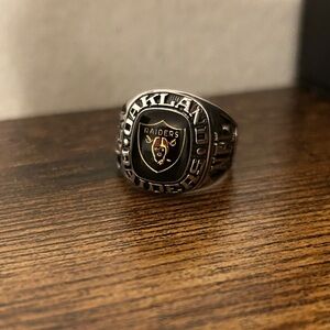 Oakland Raiders Silver Ring